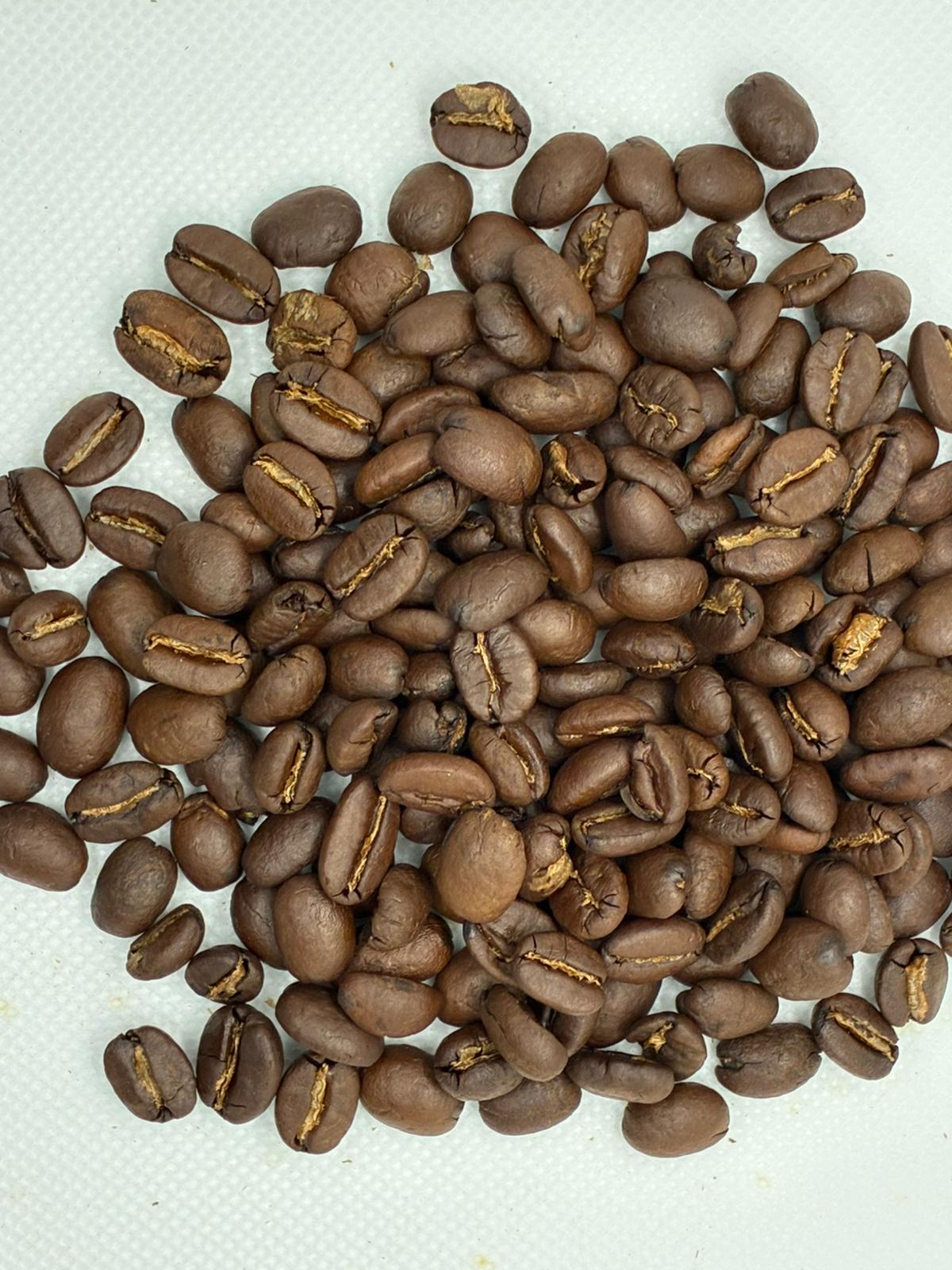 Roasted coffee beans washed Kaffa