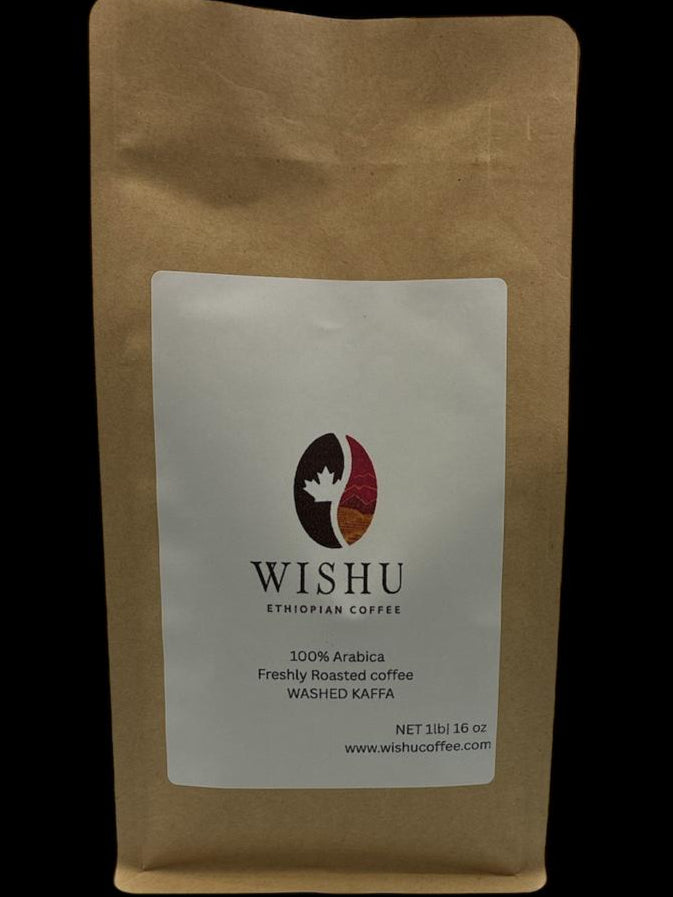 Roasted coffee beans washed Kaffa