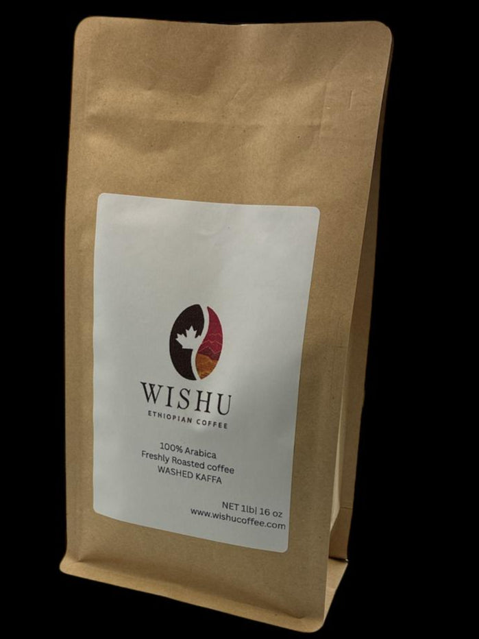 Roasted coffee beans washed Kaffa