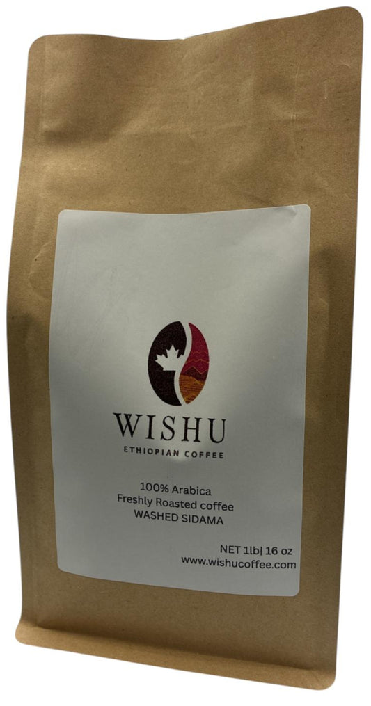 Freshly roasted coffee beans Washed Sidama
