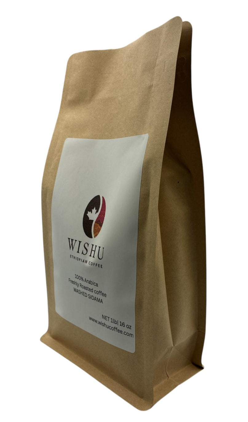 Freshly roasted coffee beans Washed Sidama