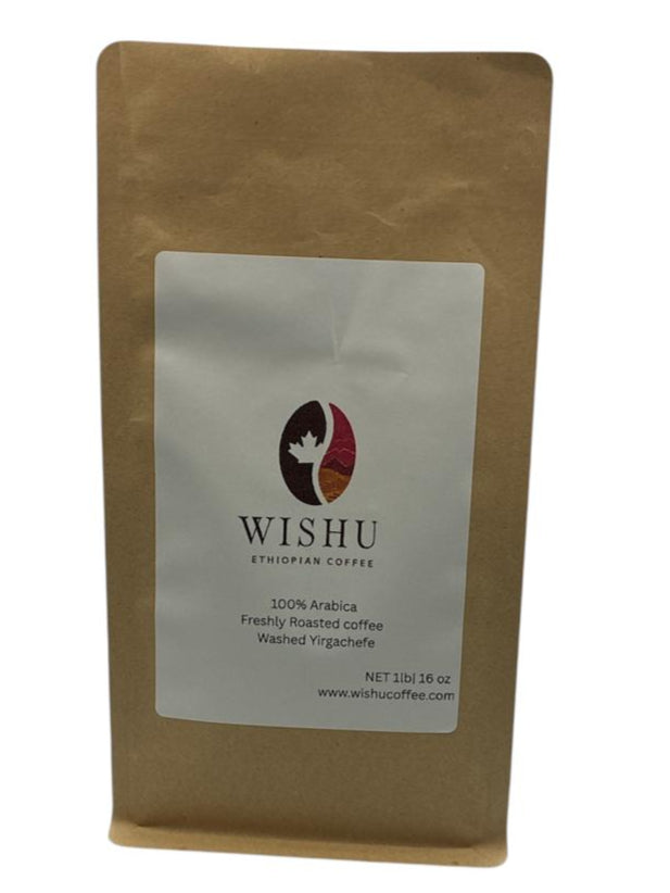 Freshly roasted coffee beans washed Yirgachefe